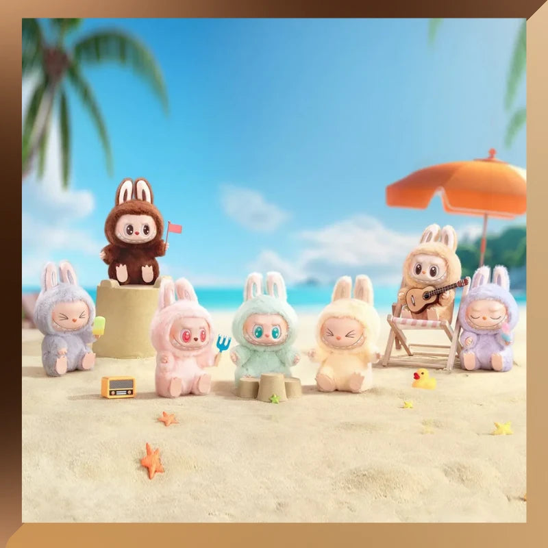 POP MART LABUBU Have A Seat Plüschanhänger-Blindbox (Offizielles Produkt)