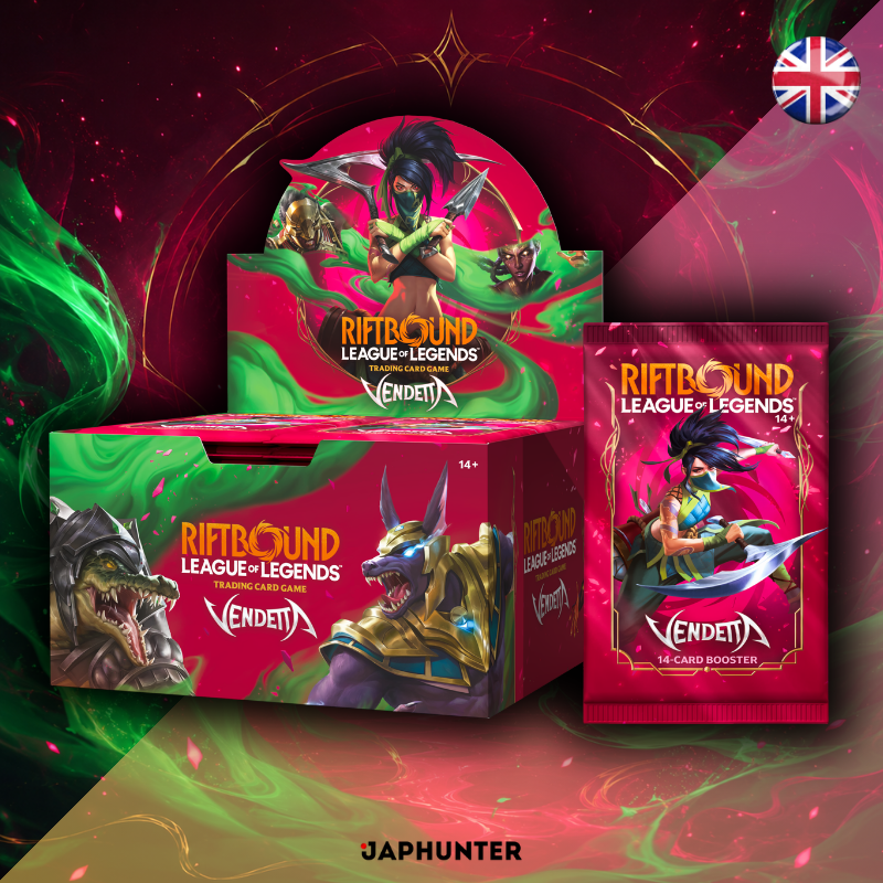 Riftbound: League of Legends Sammelkartenspiel – Vendetta (Englisch) | Offizielle Booster Box / Booster Pack
