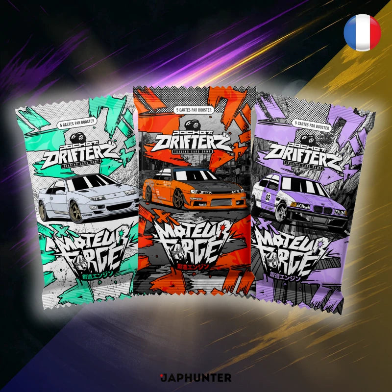 Pocket Drifterz REPRINT with ED.2 label – Booster Box (10 Packs) FR