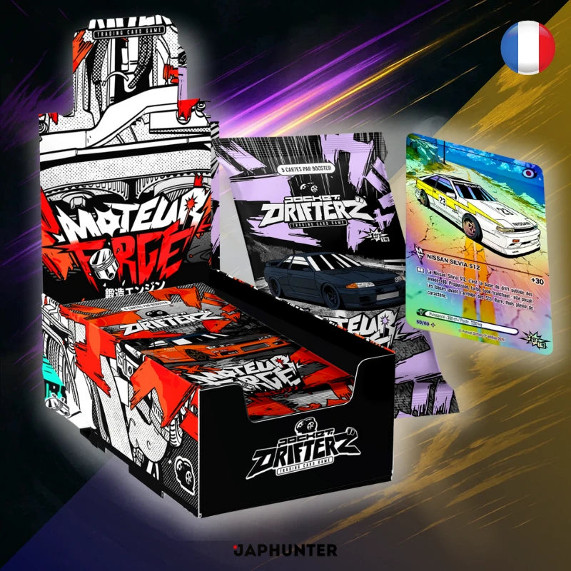 Pocket Drifterz REPRINT with ED.2 label – Booster Box (10 Packs) FR