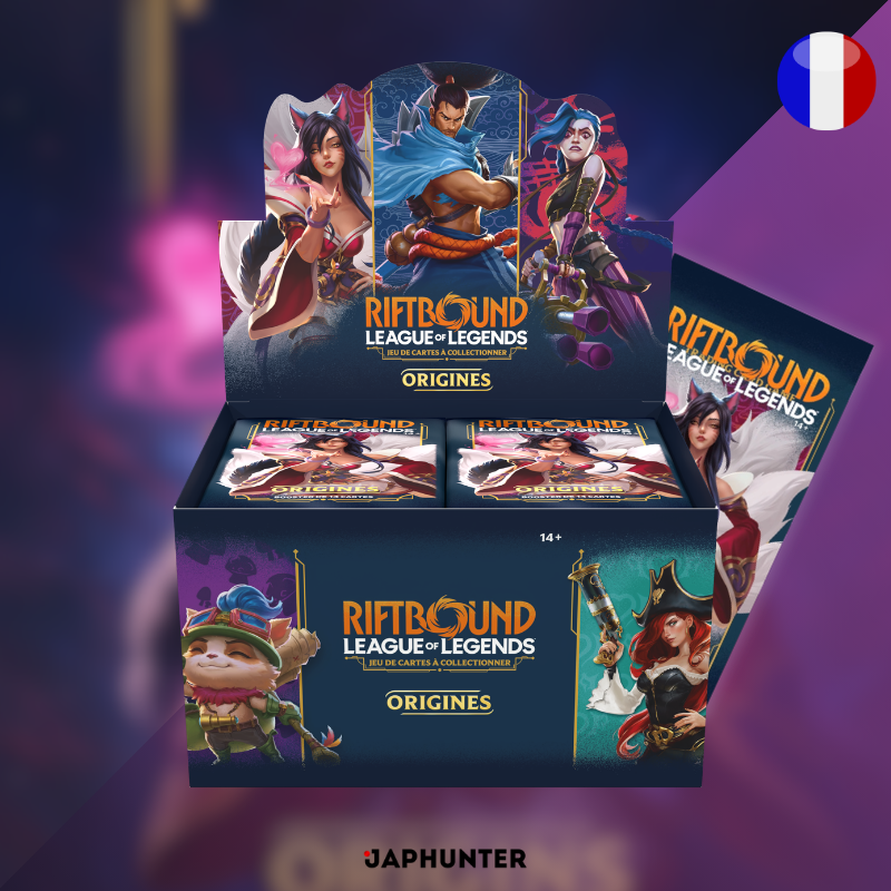 Riftbound: League of Legends Trading Card Game – Origines (FR) | Official TCG Booster Box