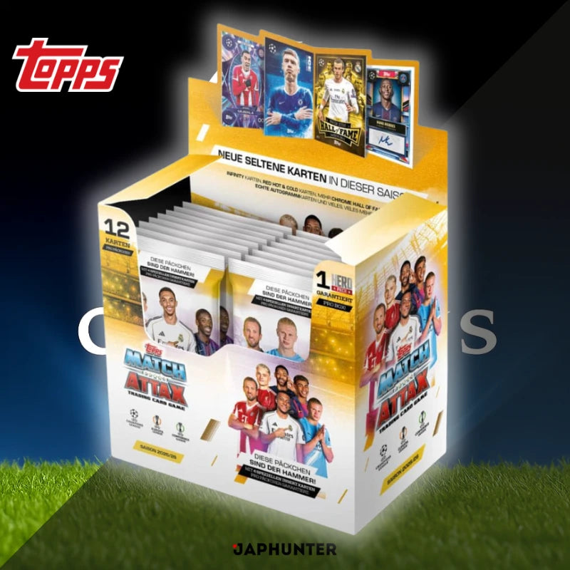 Topps UEFA Champions League Match Attax 2025/26 – Booster Display Box (32 Packs)