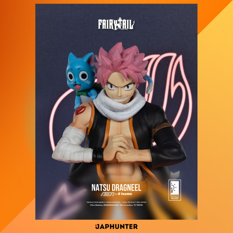 Natsu Dragneel – NEON by Tsume Lighted Display Figure Set | Fairy Tail