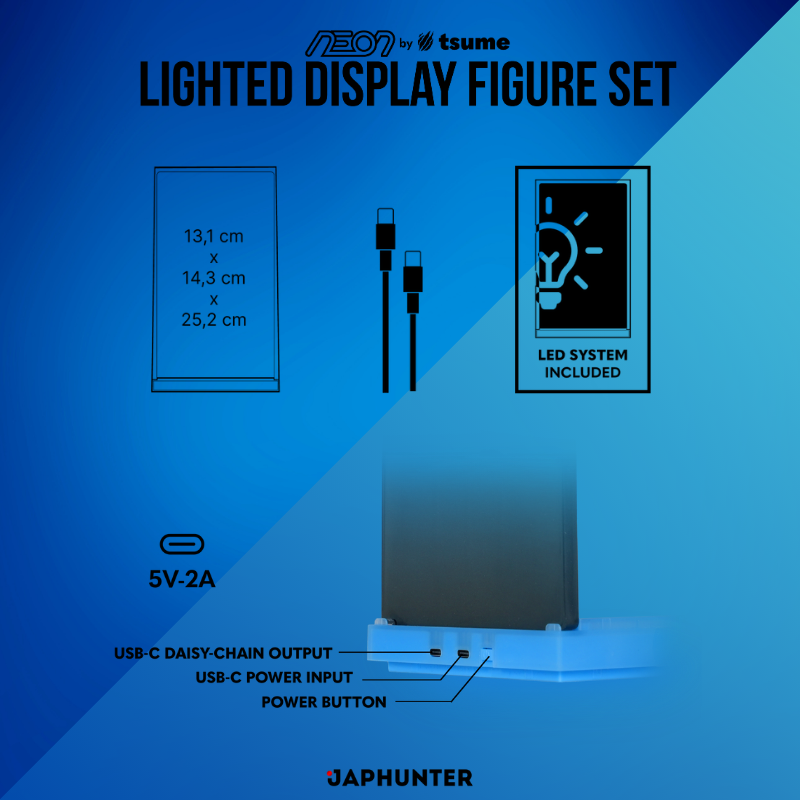 Erza Scarlet – NEON by Tsume Lighted Display Figure Set | Fairy Tail