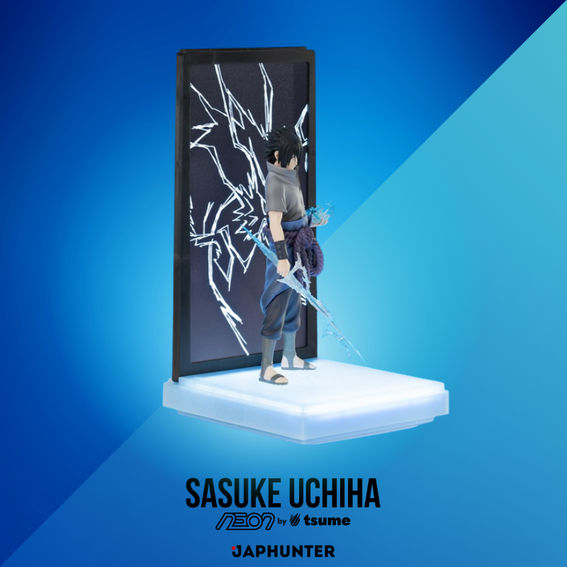 Sasuke Uchiha – NEON by Tsume beleuchtetes Display-Figuren-Set | Naruto Shippuden