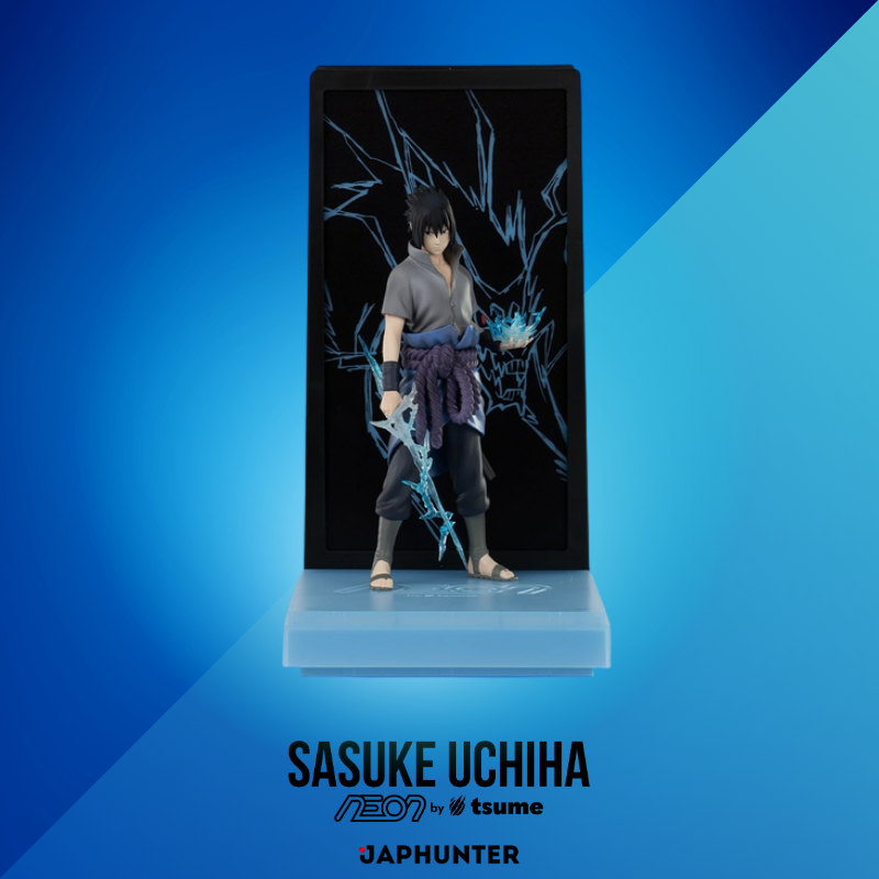 Sasuke Uchiha – NEON by Tsume beleuchtetes Display-Figuren-Set | Naruto Shippuden