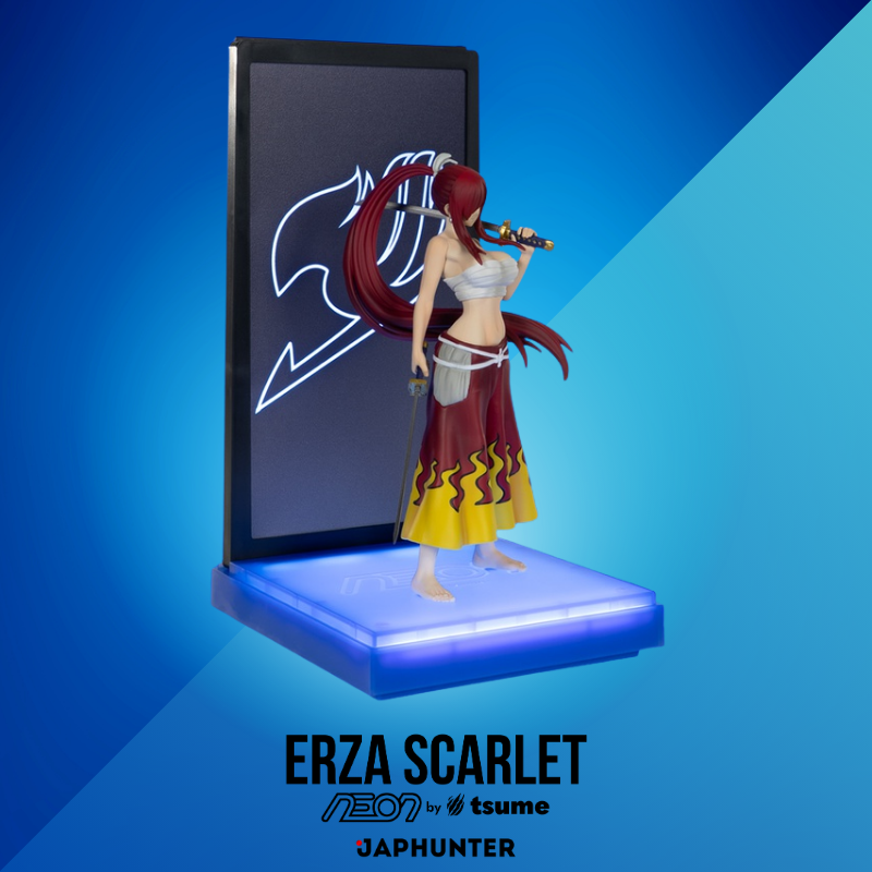 Erza Scarlet – NEON by Tsume Lighted Display Figure Set | Fairy Tail