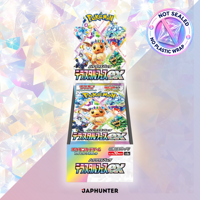 Pokémon Terastal Festival sv8a japonais Booster Box Display