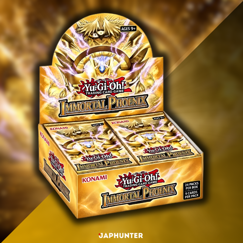 Yu-Gi-Oh! TCG Immortal Phoenix Booster Box Display | 24 Packs | English & French Edition