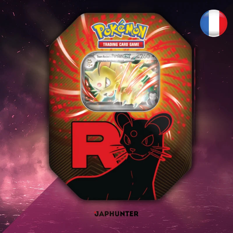 Pokémon JCC – Coffret Tin Team Rocket Persian-GX (FR)