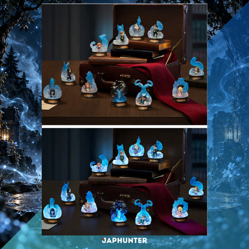 Figurines POP MART Harry Potter Patronus | Blind Box lumineuse ou Display scellé de 10
