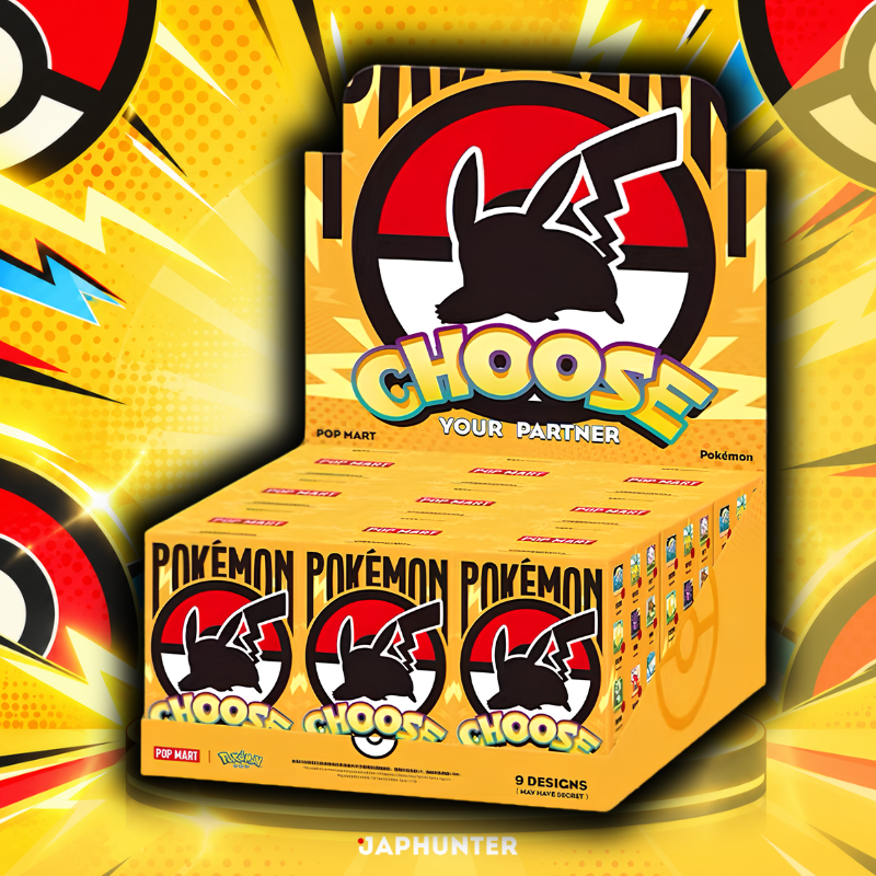 POP MART Pokémon Choose Your Partner Figuren | Blind Box oder versiegeltes Display mit 9