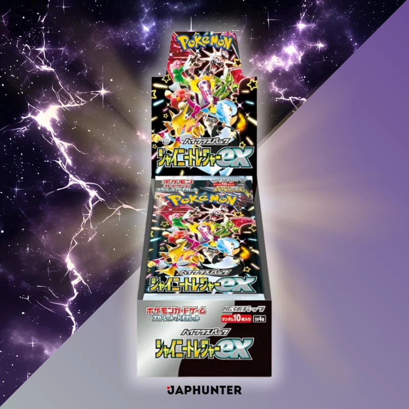Pokémon Shiny Treasure ex sv4a Japanische Boosterbox-Display