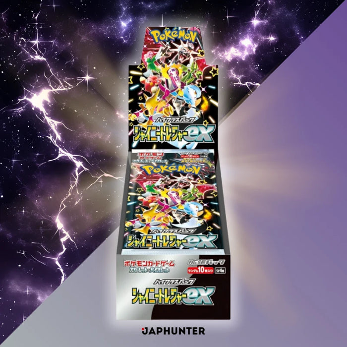Pokémon Shiny Treasure ex sv4a Japanische Boosterbox-Display