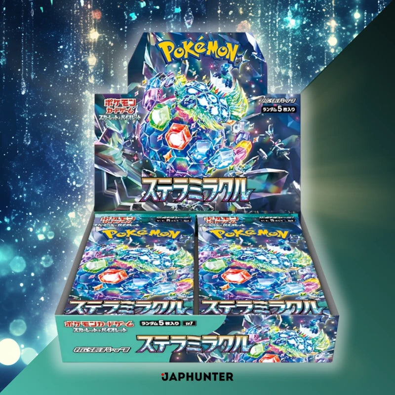 Pokémon Stellar Miracle sv7 Japanese Booster Box Display