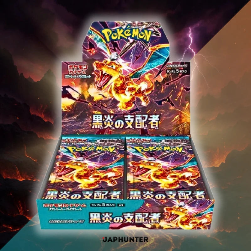 Pokémon Ruler of the Black Flame SV3 Japanese Booster Box Display