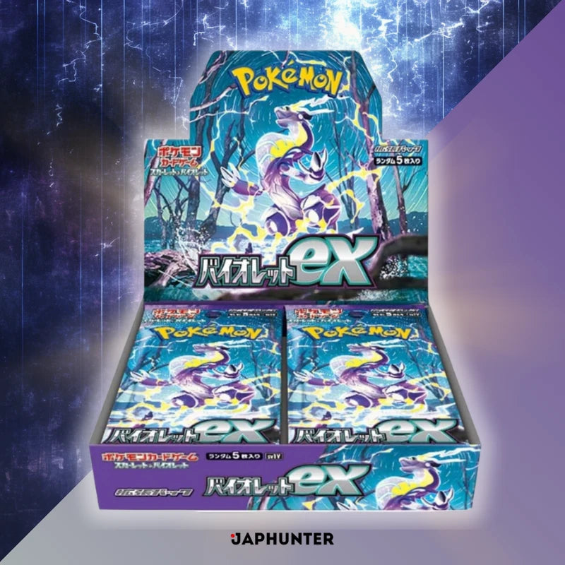 Pokémon Violet ex sv1V Japanische Boosterbox-Display